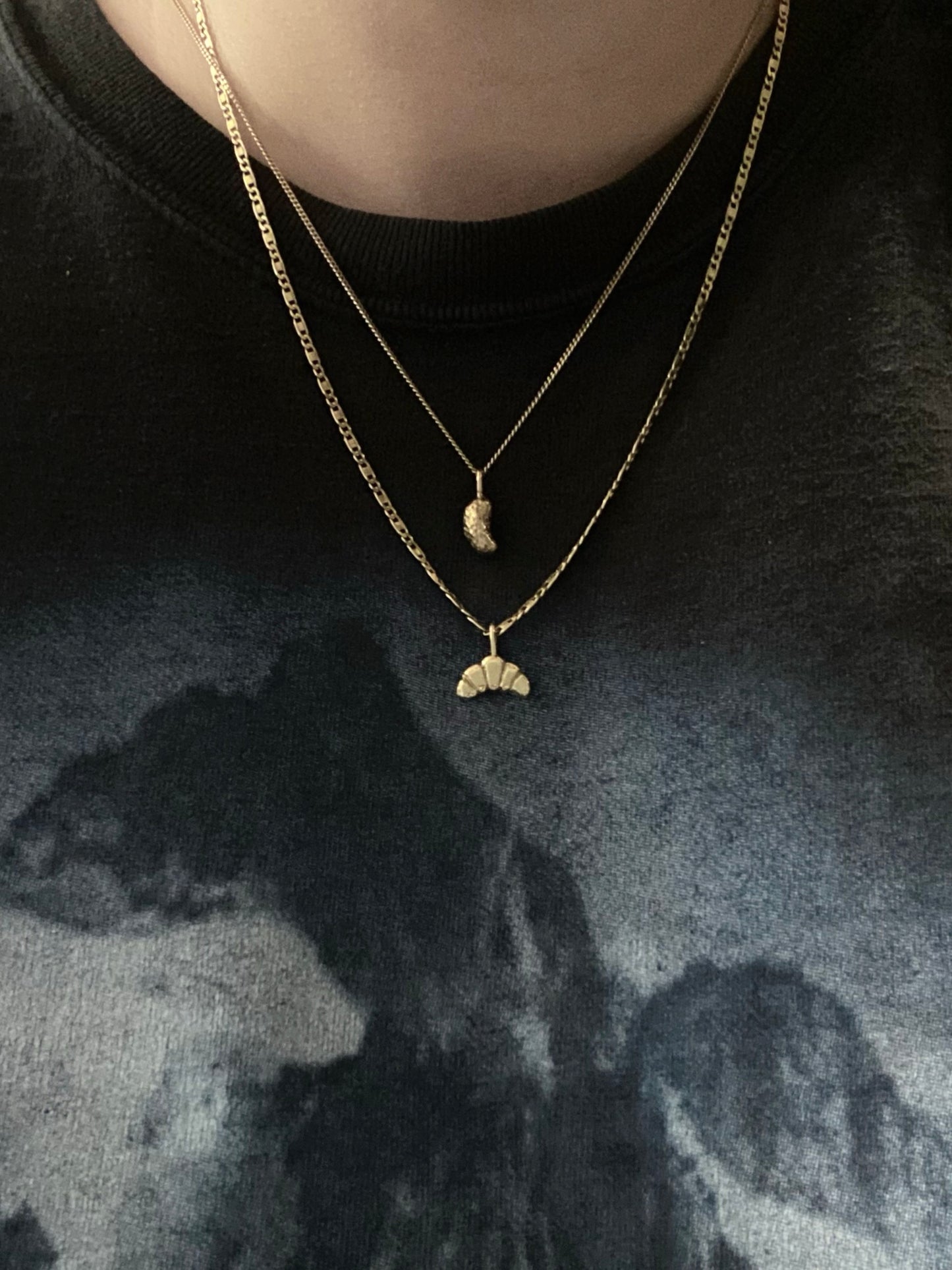 Croissant Charm Necklace